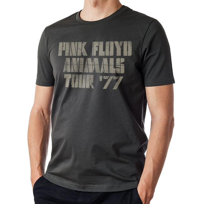 Noir - Front - Pink Floyd -T-shirt ANIMALS 77 TOUR - Unisexe