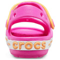 Rose vif - Orange - Side - Crocs - Sandales CROCBAND - Enfant