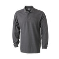 Gris anthracite - Front - James and Nicholson - Polo - Adulte