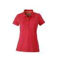 Rose - Front - James and Nicholson - Polo - Femme