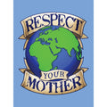 Bleu ciel - Side - Grindstore - Tote bag RESPECT YOUR MOTHER