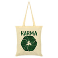 Crème - Front - Grindstore - Tote bag RECYCLING KARMA