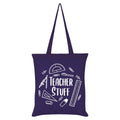Violet - Front - Grindstore - Tote bag TEACHER STUFF