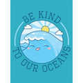 Bleu - Side - Grindstore - Tote bag BE KIND TO OUR OCEANS
