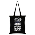 Noir - blanc - Front - Psycho Penguin - Tote bag CUTE LITTLE RAY OF PITCH BLACK