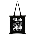 Noir - Front - Grindstore - Tote bag BLACK COFFEE & BLACK MAGIC
