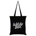 Noir - blanc - Front - Grindstore - Tote bag WITCHY BITCH