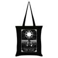 Noir - blanc - Front - Deadly Tarot - Tote bag THE STAR