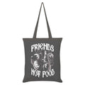 Gris - Front - Grindstore- Sac tote FRIENDS NOT FOOD