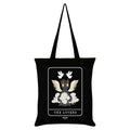 Noir - Blanc - Front - Spooky Cat - Tote bag THE LOVERS