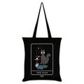 Noir - Blanc - Front - Spooky Cat - Tote bag THE STAR
