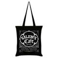 Noir - Blanc - Front - Grindstore - Tote bag SALEM'S CAFE