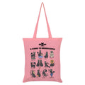 Rose pâle - Front - Spooky Cat - Tote bag A GUIDE TO HOROSCOPES