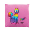 Rose - Front - Spooky Cat - Coussin PURRIDE