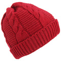 Rouge - Front - Bonnet tricoté - Femme