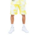Jaune - Blanc - Front - Hype - Short jersey PRINTED - Adulte