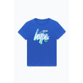 Bleu - Front - Hype - T-shirt GRAFFITI GLOW - Enfant