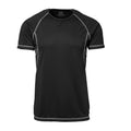 Noir - Front - ID Game - T-shirt sport à manches courtes (coupe ajustée) - Homme