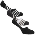 Noir-Blanc - Front - FLOSO - Socquettes (3 paires) - Homme