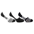 Noir-Blanc - Back - FLOSO - Socquettes (3 paires) - Homme