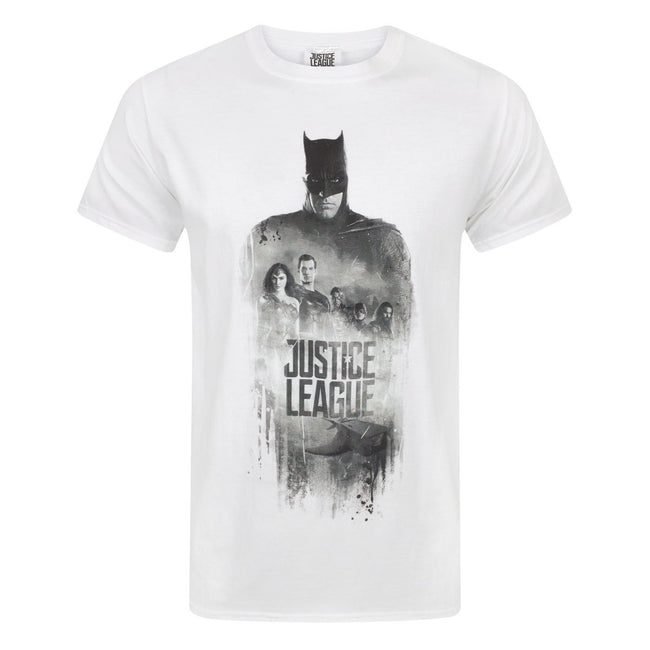 Blanc - Front - Justice League - T-shirt Batman et autres super-héros - Homme