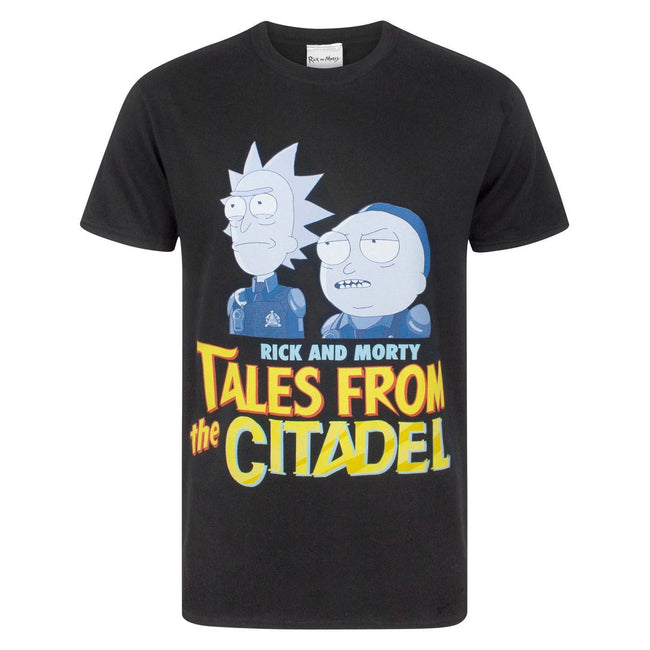 Noir - Front - Rick et Morty - T-shirt 'Tales From The Citadel' - Homme