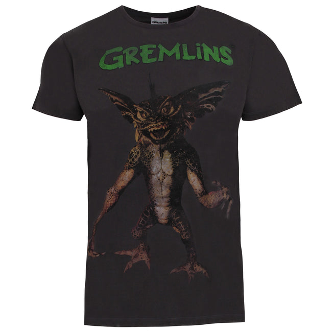 Gris - Front - Gremlins - T-shirt - Homme