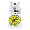 Blanc - Front - The Stone Roses - Débardeur logo citron - Femme