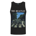 Noir - Front - The Beatles - Débardeur officiel Abbey Road - Homme