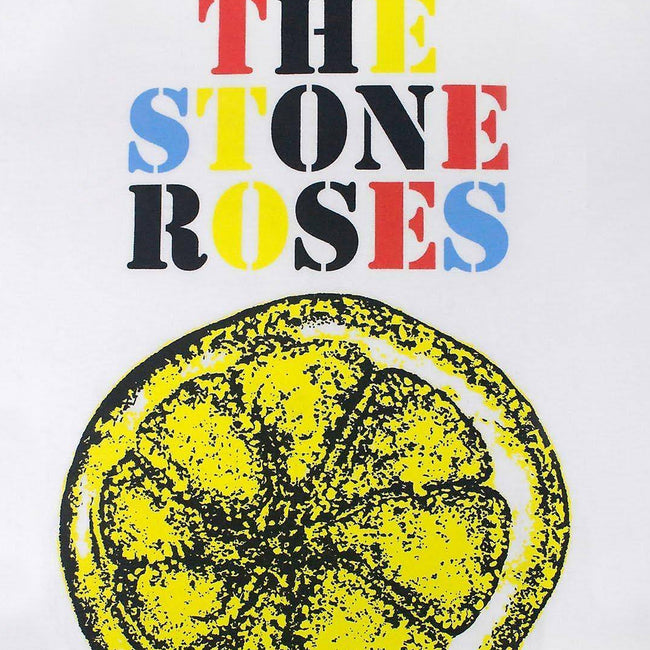 Blanc - Back - The Stone Roses - Débardeur logo citron - Homme