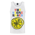 Blanc - Front - The Stone Roses - Débardeur logo citron - Homme