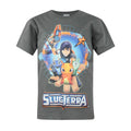 Anthracite - Front - Slugterra - T-shirt - Enfant