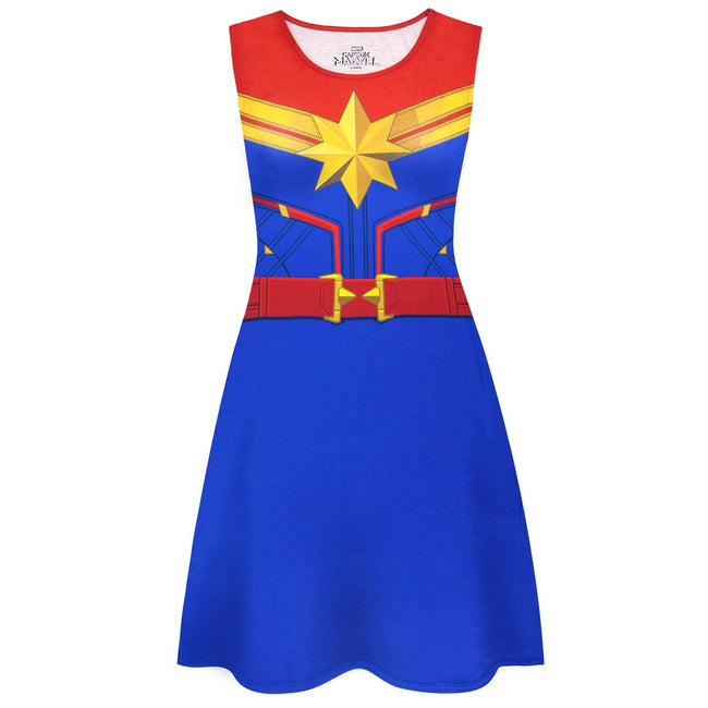 Captain Marvel - Déguisement robe - Femme