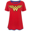 Rouge - Front - Wonder Woman - T-shirt - Femme