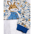 Bleu - Beige - Side - Peter Rabbit - Ensemble de pyjama - Enfant
