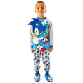 Gris - bleu - Back - Sonic The Hedgehog - Ensemble de pyjama SPIKES - Enfant