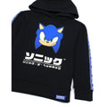 Noir - bleu - Close up - Sonic The Hedgehog - Sweat à capuche - Enfant