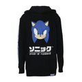 Noir - bleu - Front - Sonic The Hedgehog - Sweat à capuche - Enfant