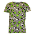 Vert - Front - Minecraft - T-shirt - Garçon