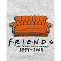 Gris chiné - Side - Friends - T-shirt court CENTRAL PERK - Fille