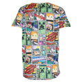Multicolore - Back - Minecraft - T-shirt OVERWORLD - Enfant