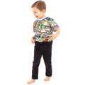 Multicolore - Side - Minecraft - T-shirt OVERWORLD - Enfant