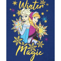 Bleu - Side - Frozen - T-shirt WINTER MAGIC - Fille