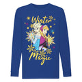 Bleu - Front - Frozen - T-shirt WINTER MAGIC - Fille