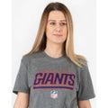 Gris - Bleu marine - Rouge - Back - New York Giants - T-shirt - Femme