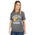 Gris foncé - Jaune - Front - Green Bay Packers - T-shirt - Femme