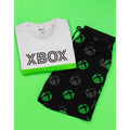 Noir - Gris - Vert - Side - Xbox - Ensemble t-shirt et short GAMER - Homme
