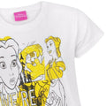 Blanc - Jaune - Noir - Back - Beauty And The Beast - T-shirt WE ARE TOGETHER NOW - Fille