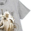 Gris - Doré - Close up - The Lord Of The Rings - T-shirt - Homme