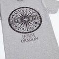 Gris - Noir - Close up - House Of The Dragon - T-shirt SYMBOLS - Homme